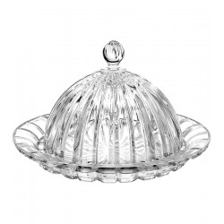 Queijeira De Vidro 20cm Diâmetro 13,5cm Altura